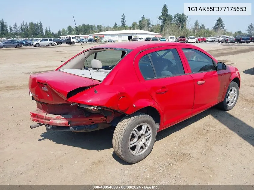 1G1AK55F377175653 2007 Chevrolet Cobalt Ls