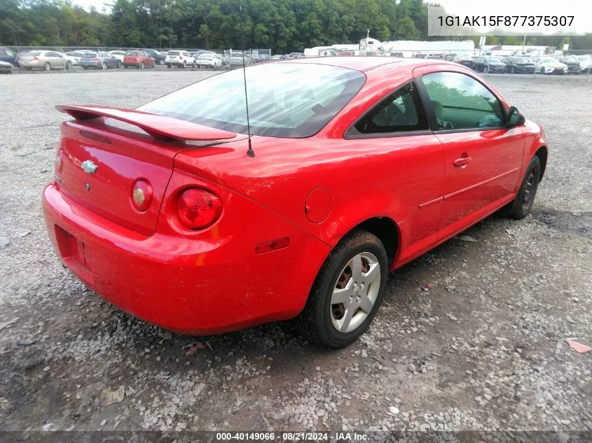 2007 Chevrolet Cobalt Ls VIN: 1G1AK15F877375307 Lot: 40149066