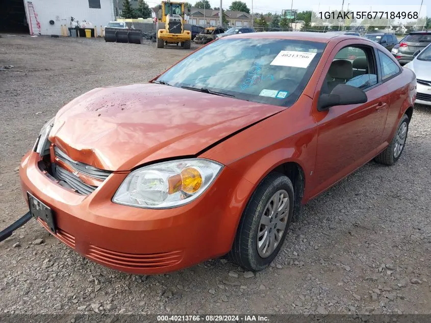 2007 Chevrolet Cobalt Ls VIN: 1G1AK15F677184968 Lot: 40213766