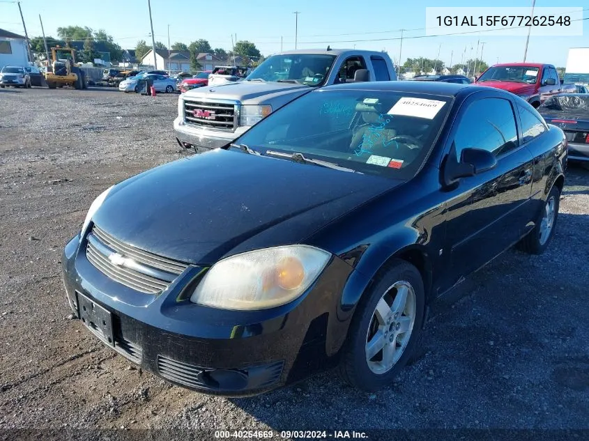 2007 Chevrolet Cobalt Lt VIN: 1G1AL15F677262548 Lot: 40254669