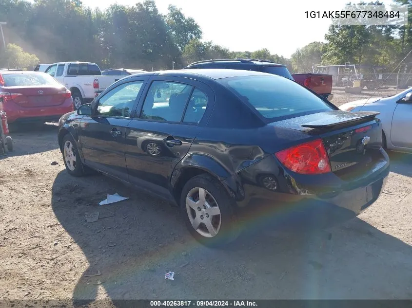 1G1AK55F677348484 2007 Chevrolet Cobalt Ls