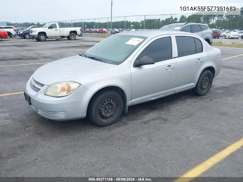 1G1AK55F577351683 2007 Chevrolet Cobalt Ls