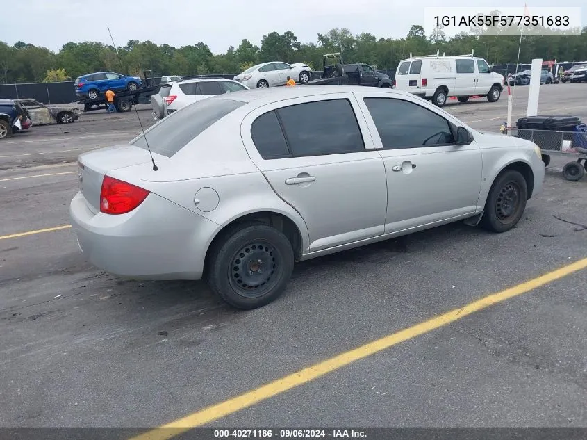 2007 Chevrolet Cobalt Ls VIN: 1G1AK55F577351683 Lot: 40271186