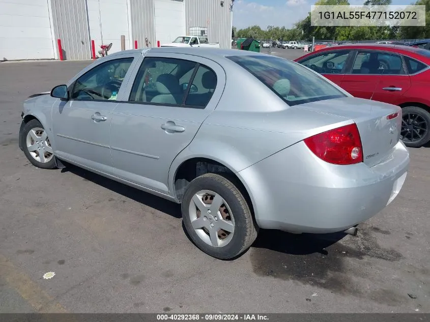 2007 Chevrolet Cobalt Lt VIN: 1G1AL55F477152072 Lot: 40292368