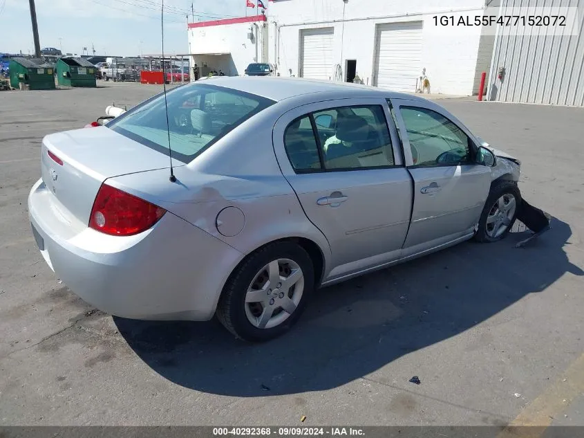 2007 Chevrolet Cobalt Lt VIN: 1G1AL55F477152072 Lot: 40292368