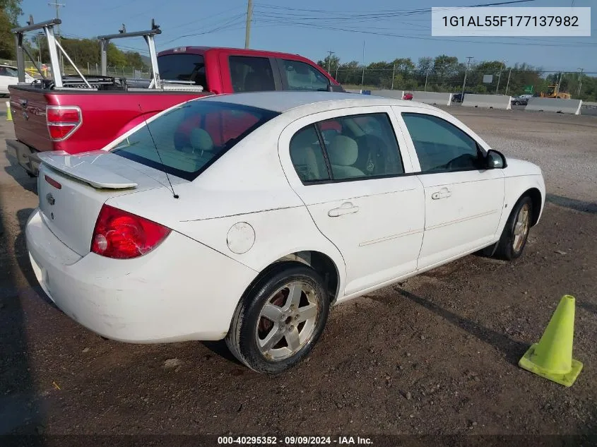 2007 Chevrolet Cobalt Lt VIN: 1G1AL55F177137982 Lot: 40295352