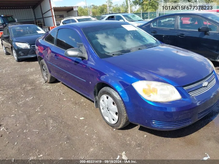 2007 Chevrolet Cobalt Ls VIN: 1G1AK15F677378223 Lot: 40331419