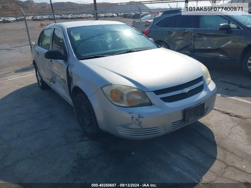 2007 Chevrolet Cobalt Ls VIN: 1G1AK55F077400871 Lot: 40350687