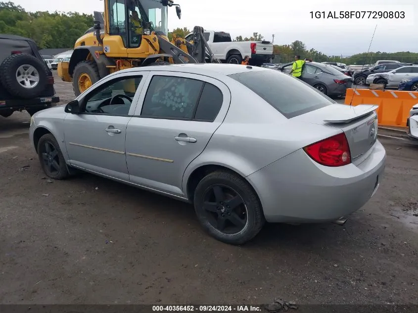 2007 Chevrolet Cobalt Lt VIN: 1G1AL58F077290803 Lot: 40356452