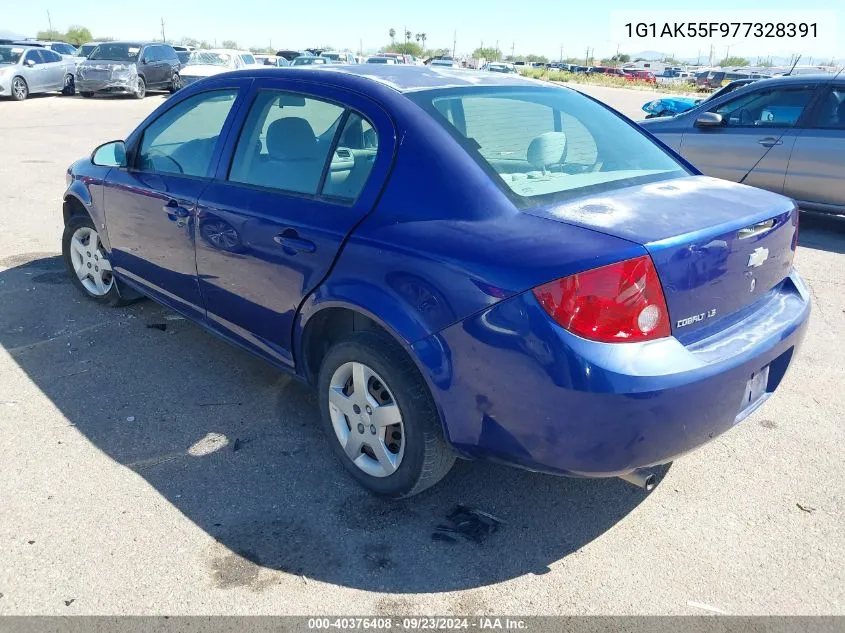 2007 Chevrolet Cobalt Ls VIN: 1G1AK55F977328391 Lot: 40376408