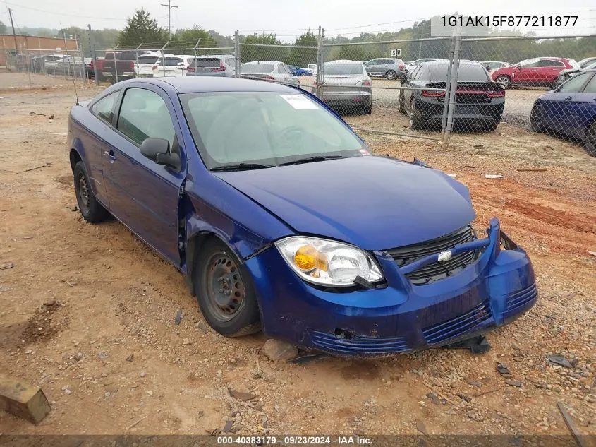 1G1AK15F877211877 2007 Chevrolet Cobalt Ls