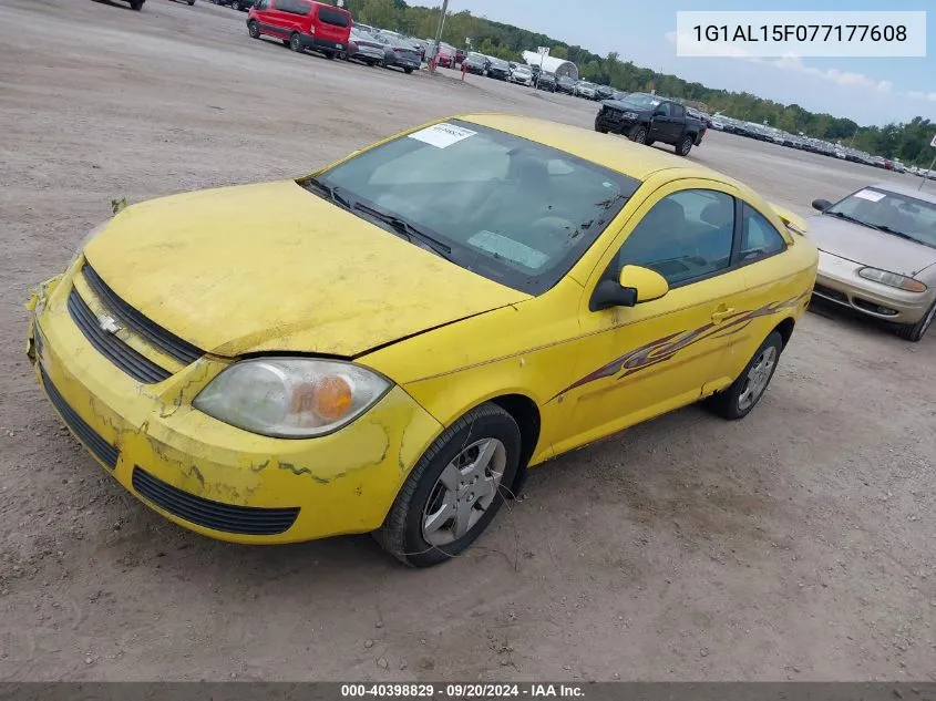 2007 Chevrolet Cobalt Lt VIN: 1G1AL15F077177608 Lot: 40398829