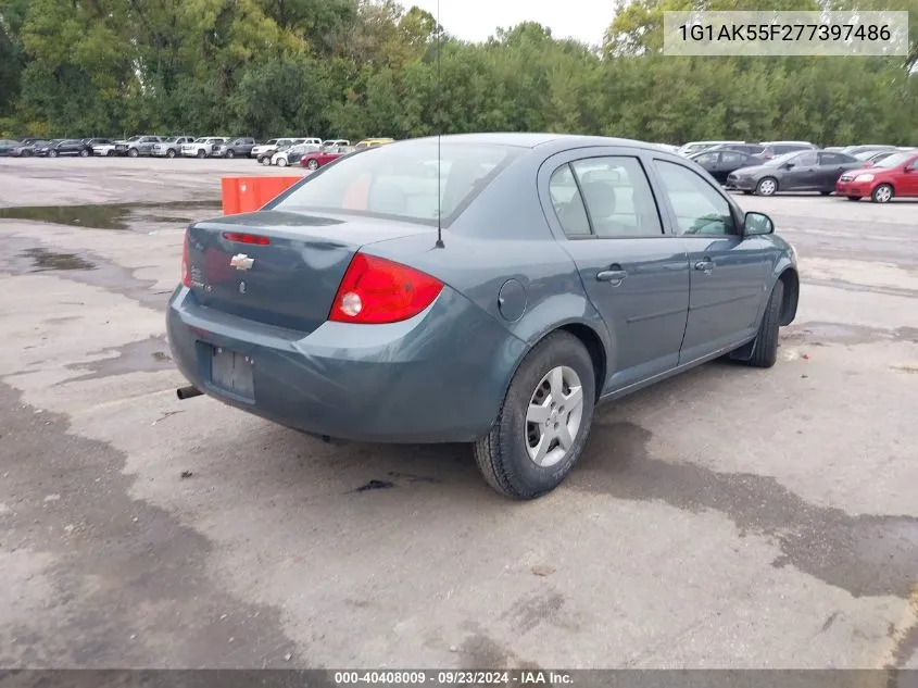 1G1AK55F277397486 2007 Chevrolet Cobalt Ls