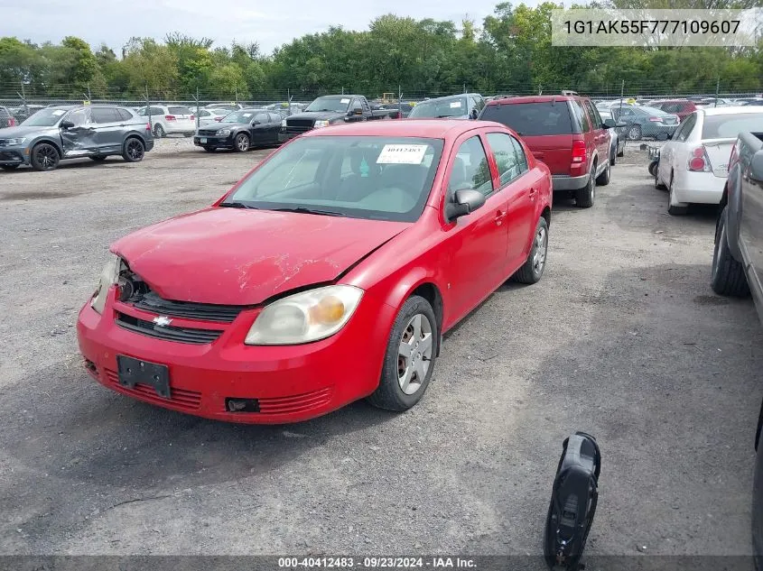 1G1AK55F777109607 2007 Chevrolet Cobalt Ls