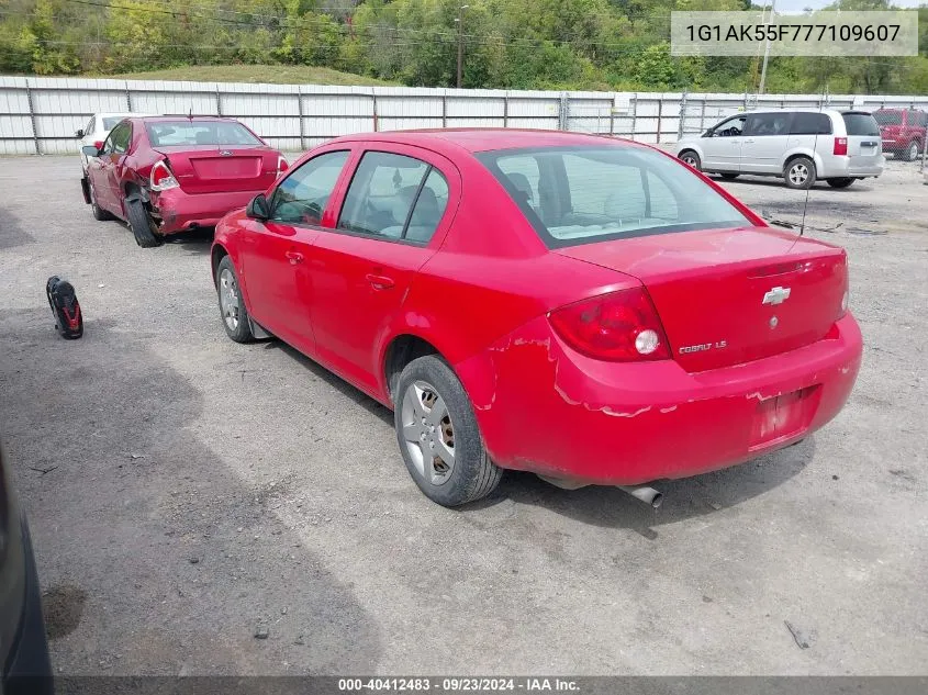 1G1AK55F777109607 2007 Chevrolet Cobalt Ls