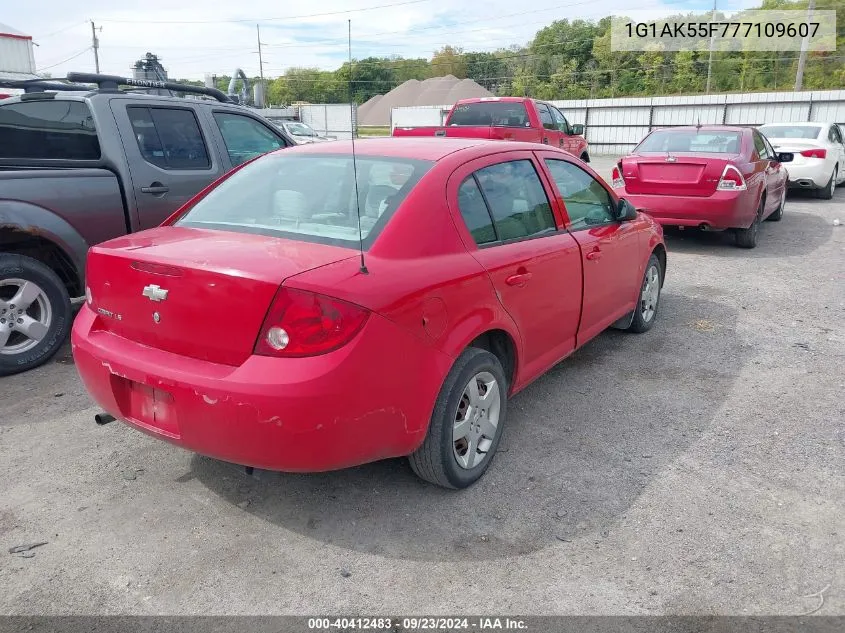 1G1AK55F777109607 2007 Chevrolet Cobalt Ls