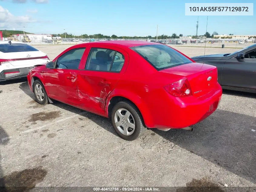 1G1AK55F577129872 2007 Chevrolet Cobalt Ls