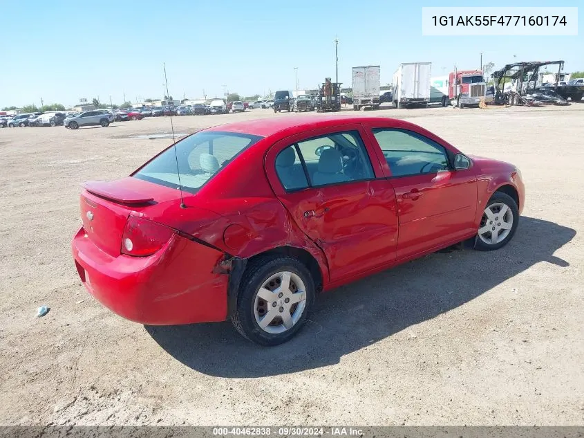 1G1AK55F477160174 2007 Chevrolet Cobalt Ls