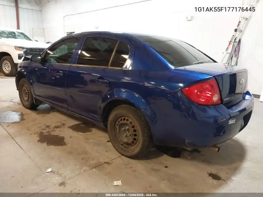 1G1AK55F177176445 2007 Chevrolet Cobalt Ls