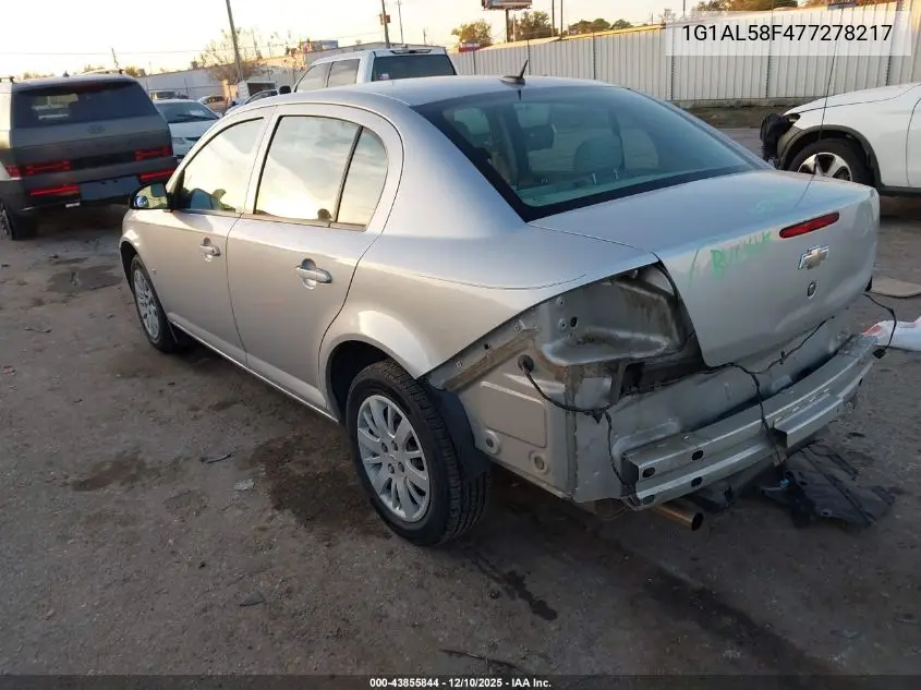 1G1AL58F477278217 2007 Chevrolet Cobalt Lt