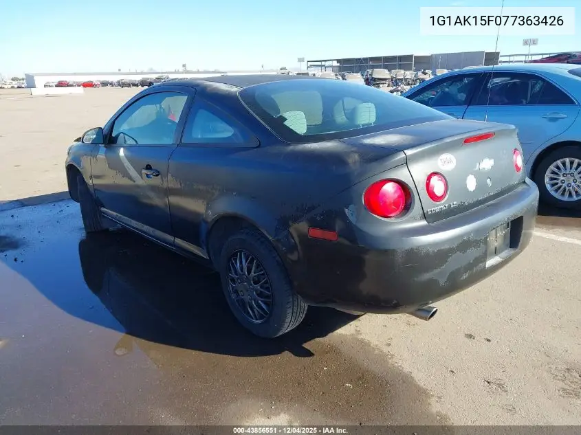 1G1AK15F077363426 2007 Chevrolet Cobalt Ls