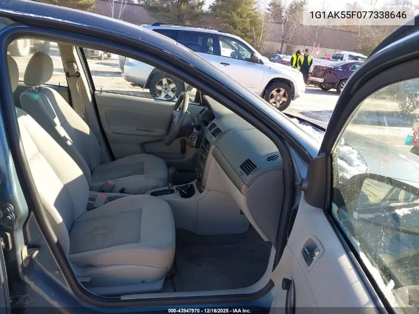 1G1AK55F077338646 2007 Chevrolet Cobalt Ls
