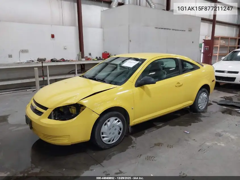 1G1AK15F877211247 2007 Chevrolet Cobalt Ls