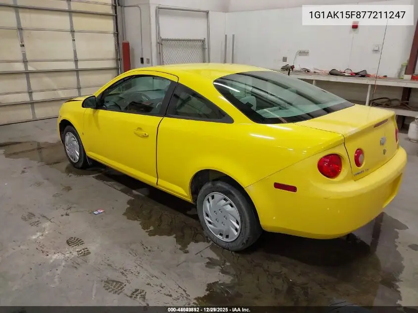 1G1AK15F877211247 2007 Chevrolet Cobalt Ls