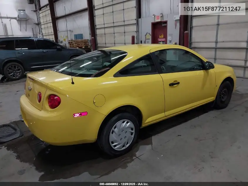 1G1AK15F877211247 2007 Chevrolet Cobalt Ls