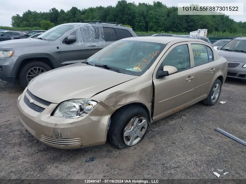 1G1AL55F887301522 2008 Chevrolet Cobalt Lt