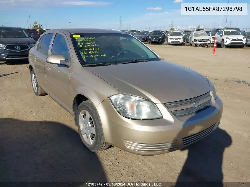 1G1AL55FX87298798 2008 Chevrolet Cobalt