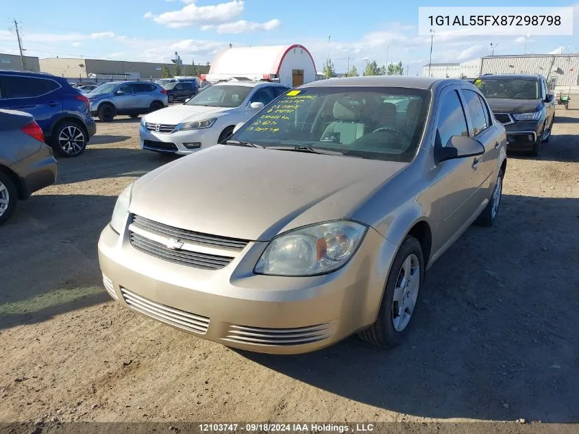 1G1AL55FX87298798 2008 Chevrolet Cobalt