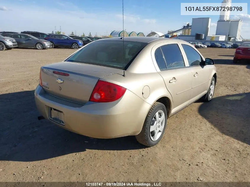 1G1AL55FX87298798 2008 Chevrolet Cobalt