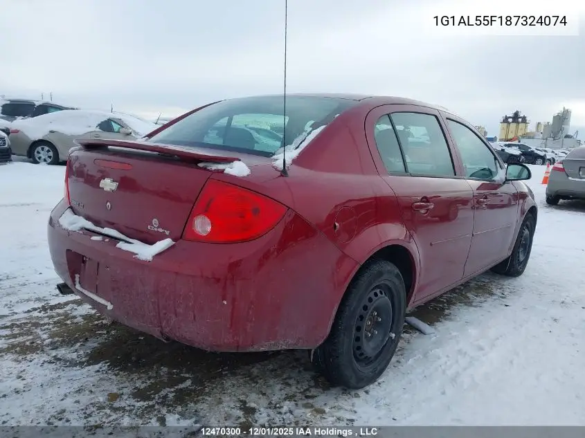 1G1AL55F187324074 2008 Chevrolet Cobalt Lt