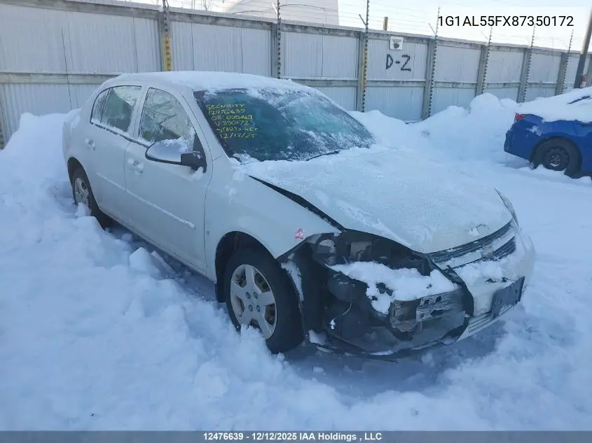 1G1AL55FX87350172 2008 Chevrolet Cobalt Lt