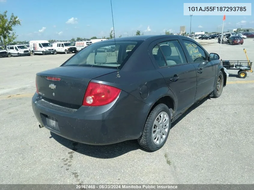 1G1AJ55F187293785 2008 Chevrolet Cobalt Ls