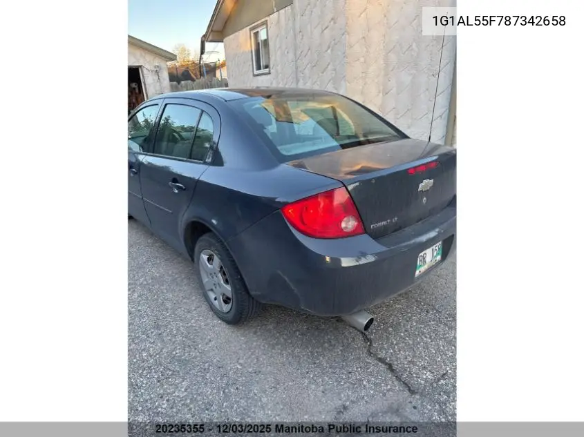 1G1AL55F787342658 2008 Chevrolet Cobalt Lt