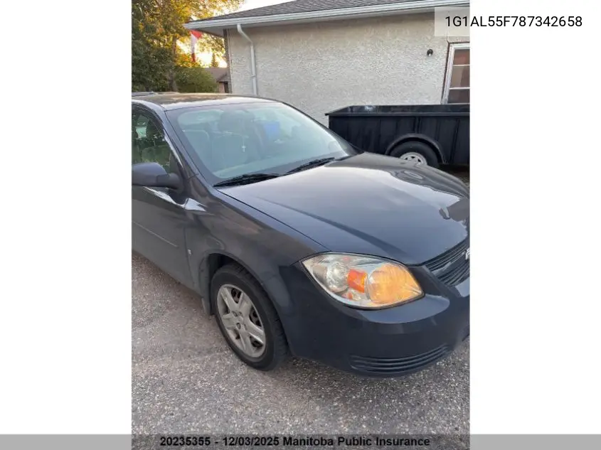 1G1AL55F787342658 2008 Chevrolet Cobalt Lt