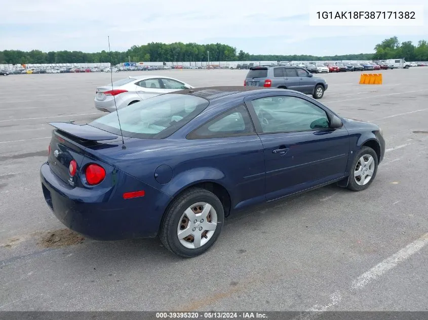 2008 Chevrolet Cobalt Ls VIN: 1G1AK18F387171382 Lot: 39395320