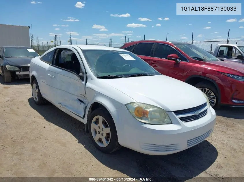 2008 Chevrolet Cobalt Lt VIN: 1G1AL18F887130033 Lot: 39401342