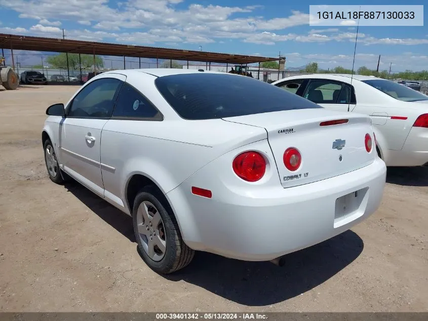 1G1AL18F887130033 2008 Chevrolet Cobalt Lt