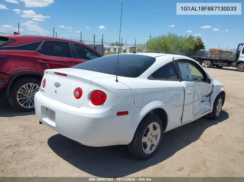 2008 Chevrolet Cobalt Lt VIN: 1G1AL18F887130033 Lot: 39401342