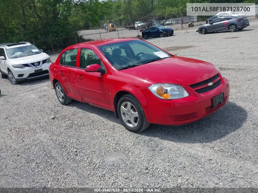 2008 Chevrolet Cobalt Lt VIN: 1G1AL58F187128700 Lot: 39407639