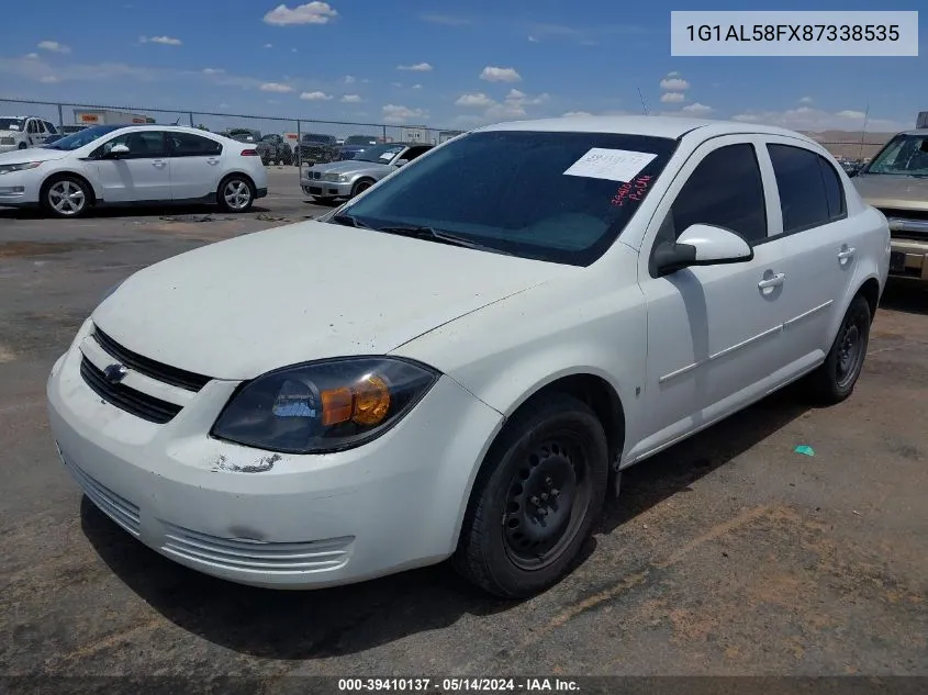 2008 Chevrolet Cobalt Lt VIN: 1G1AL58FX87338535 Lot: 39410137