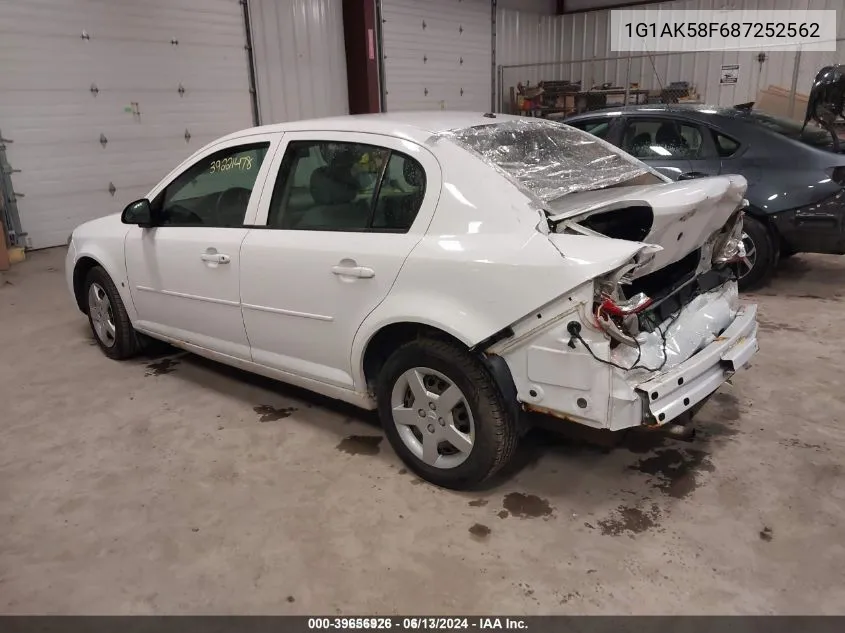 1G1AK58F687252562 2008 Chevrolet Cobalt Ls