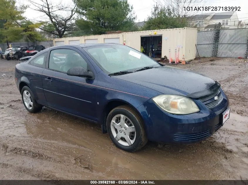 2008 Chevrolet Cobalt Ls VIN: 1G1AK18F287183992 Lot: 39742168