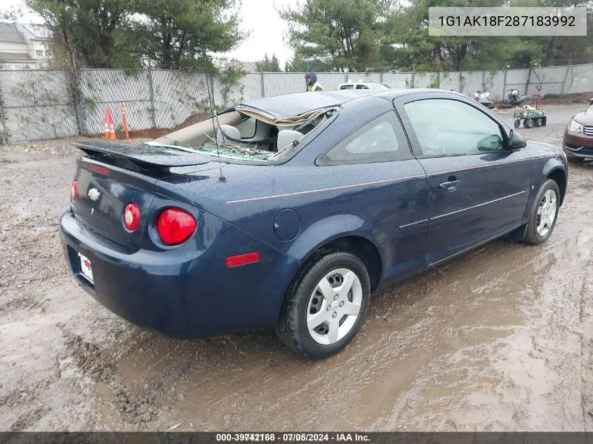 1G1AK18F287183992 2008 Chevrolet Cobalt Ls