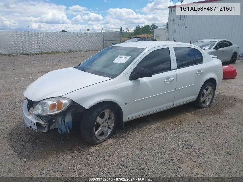 2008 Chevrolet Cobalt Lt VIN: 1G1AL58F487121501 Lot: 39752540