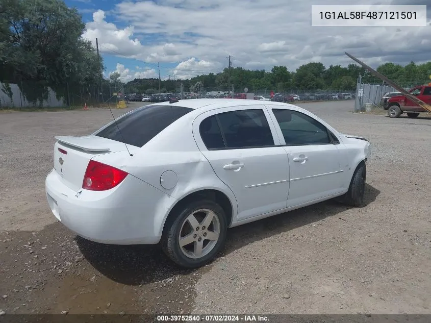 2008 Chevrolet Cobalt Lt VIN: 1G1AL58F487121501 Lot: 39752540