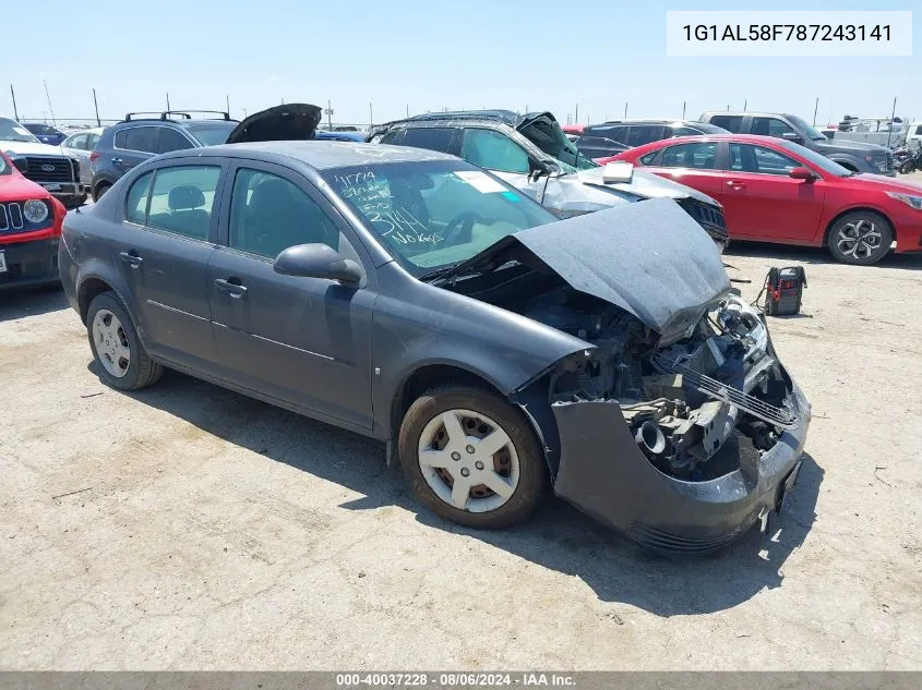 2008 Chevrolet Cobalt Lt VIN: 1G1AL58F787243141 Lot: 40037228